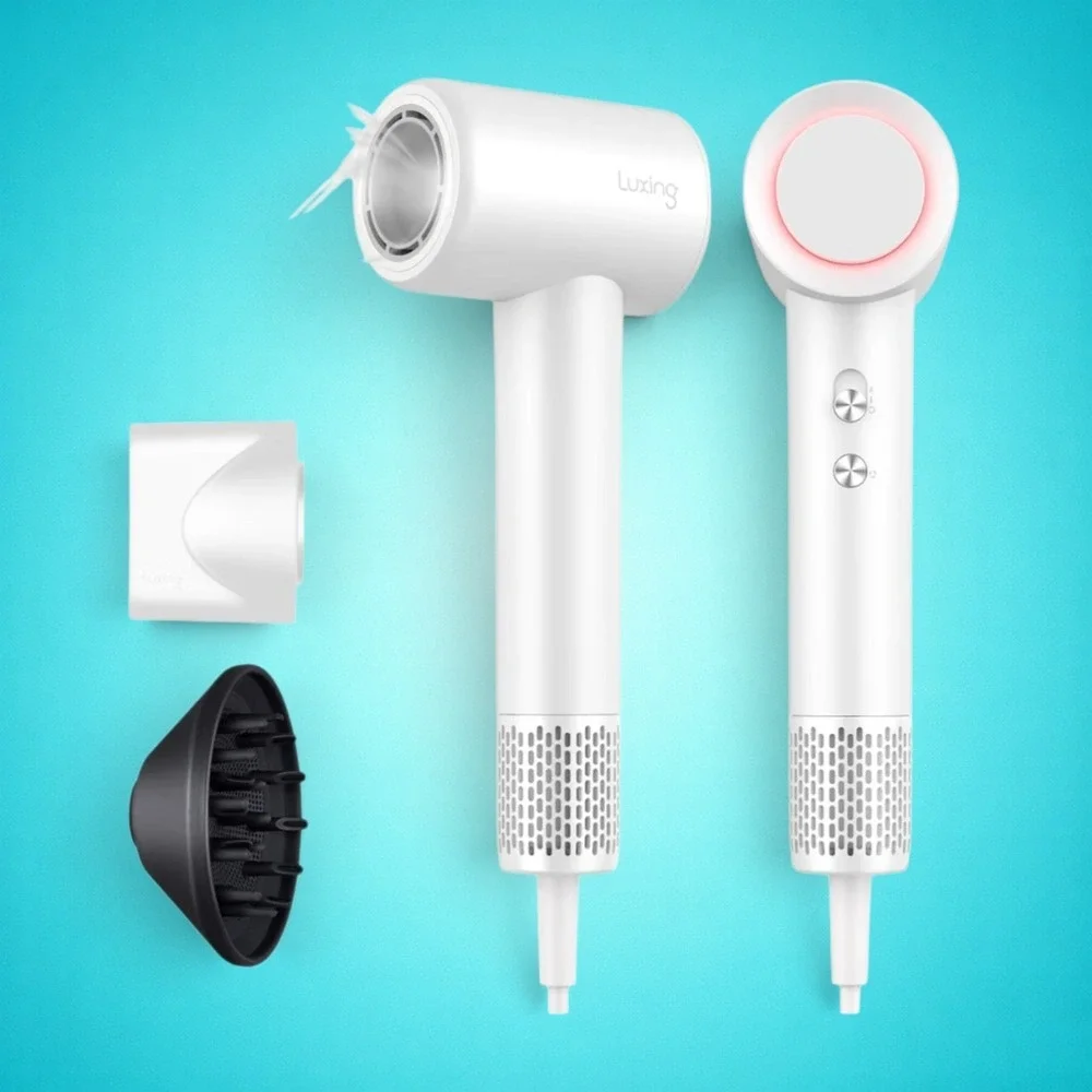 New TurboLux Ionic 200 Million Negative Ions 1500W Fast-Drying Hair Dryer